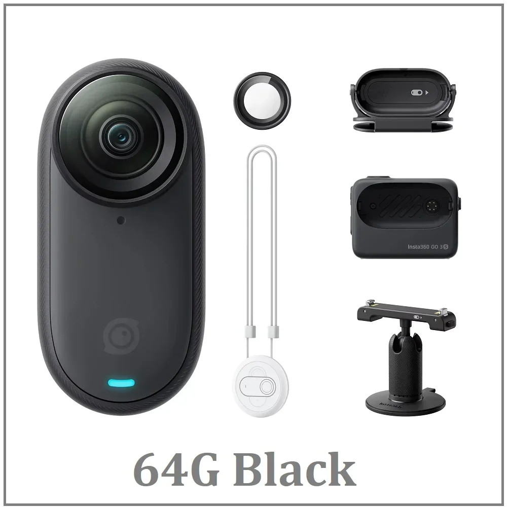 3S Mini Action 10m Waterproof  Small Tiny Stabilization Sport Cam Insta 360 GO3 GO 3 For Vlog