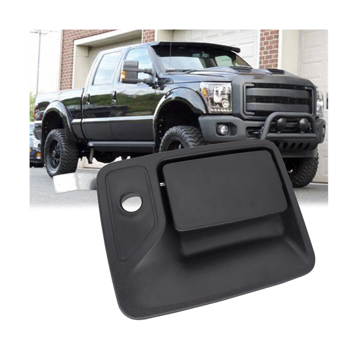 Carro fora maçaneta da porta para Ford Excursion, Maçaneta da porta exterior frontal esquerda, F650, 750, 450, 7C3Z2522404AA