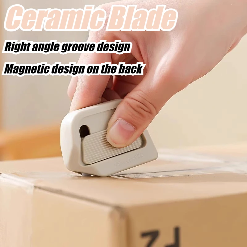 

Magnetic Ceramic Box Opener Mini Safe Utility Knife Portable Unpacking Tool Gift