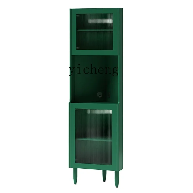 

TQH All solid wood corner cabinet Corner locker Storage cabinet Wall side Small apartment triangular cabinet