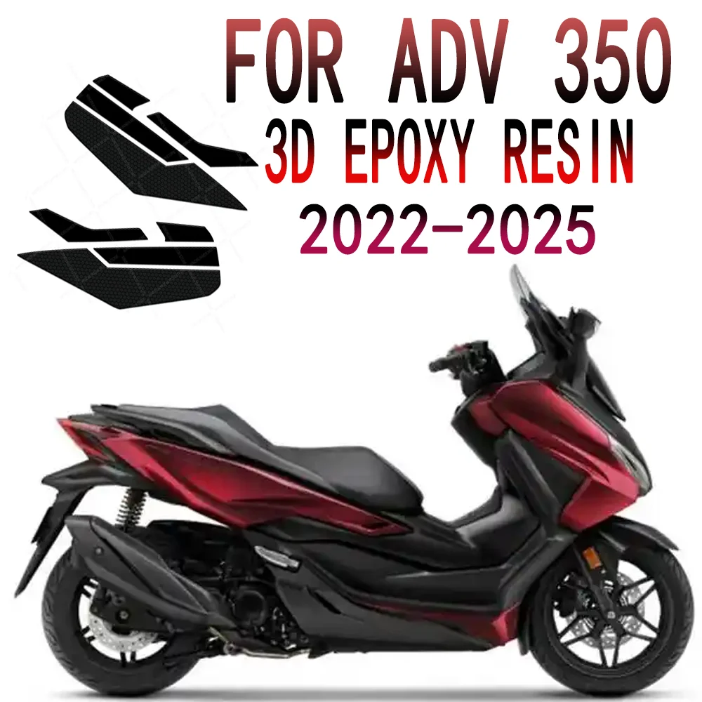 

For Adv 350 adv350 2022 2025 Waterproof Protective Sticker Motorcycle Edge Guard Sticker 3D Epoxy Resin Sticker