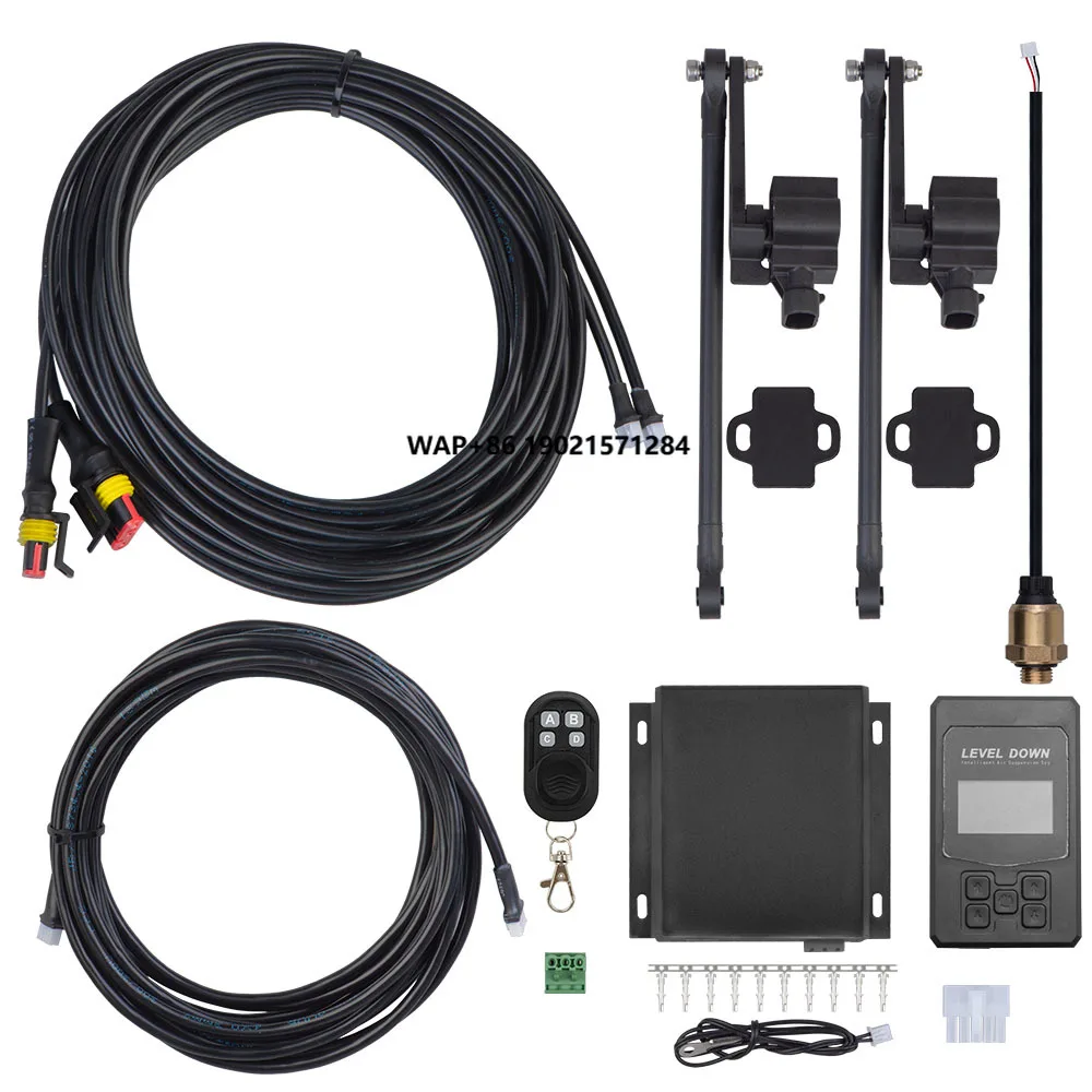 Auto Air Ride Suspension Electronic Control System with Height Sensor Support Bluetooth Remote and Wire Control Car Accessories