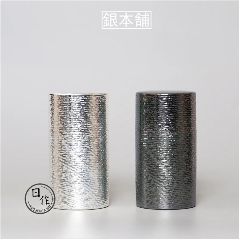 

Original Japanese Ginhonpu Tea Jar Portable Straight Storage