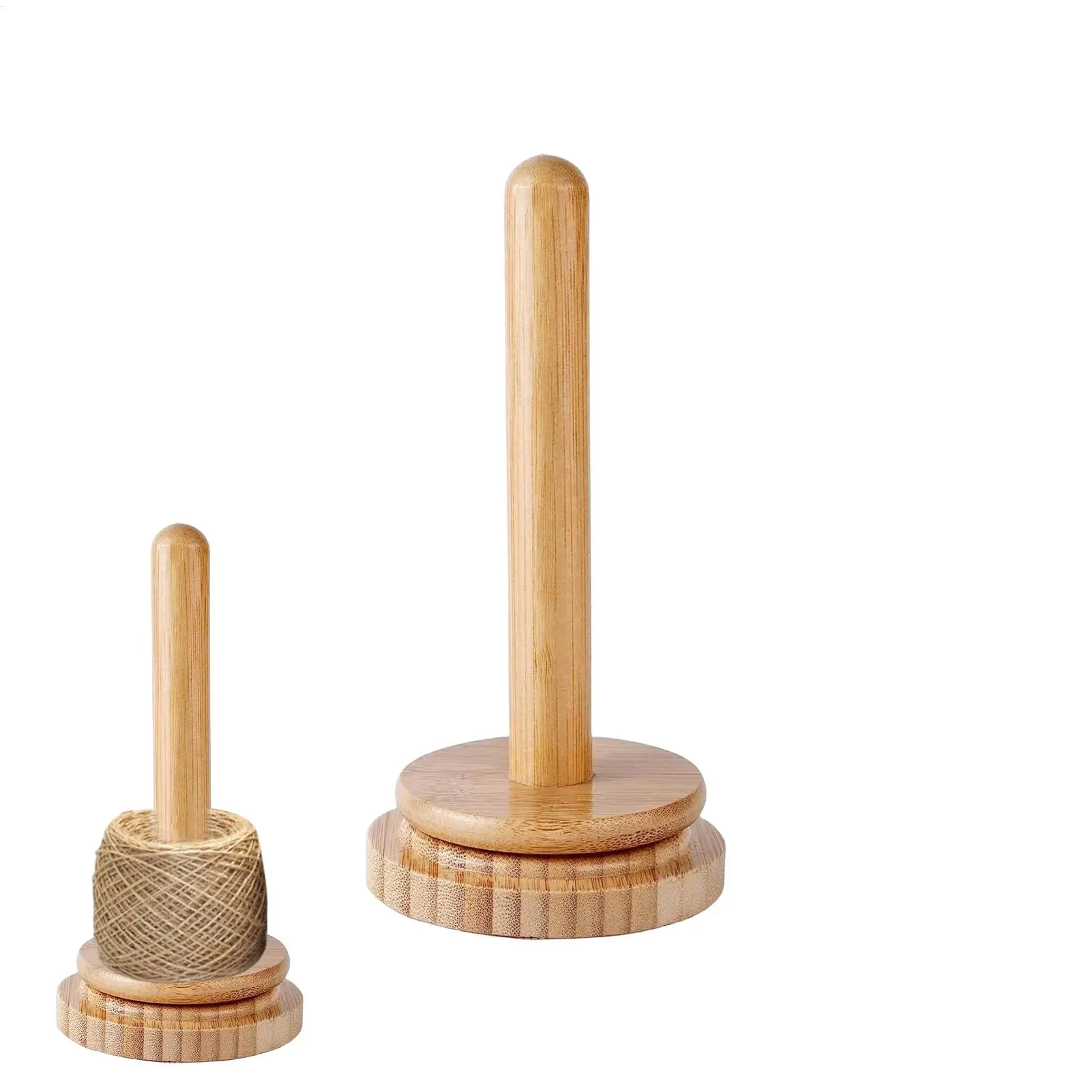 Häkelgarnhalter Rotierender Holzspulenständer Wollorganizer Häkelgarn-Spinner-Halter für Designer Schneider Hobbyisten Jugendliche