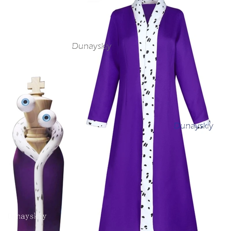 

MoeMimic Store Circus Kingerr Cosplay Costumes Coat OverCoat Long Suit Outfits Adults Anime Cartoon Clothing Halloween Suit Purp