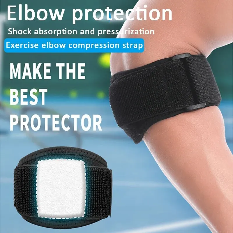 Tennis Elbow Braces for Tendonitis and Tennis Elbow Golfers Elbow Forearm Brace Straps and Compression Pad Muscle Strains Unisex