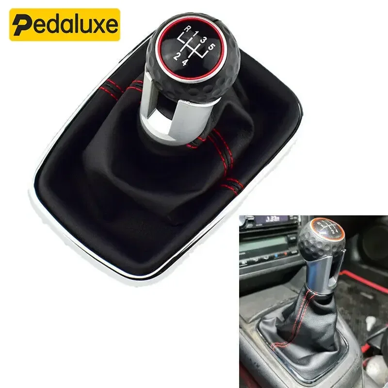 For VW Golf 4 MK4 GTI R32 1998-2006 5 Speed Gear Shift Knob Boot 12mm Hole