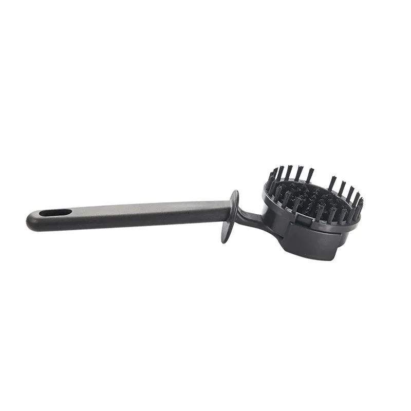 Round Head Espresso Machine Cleaning Brush Long Handle Coffee Appliance Group Head Cleaning Brush Stove Top Coffee Maker Kitchen