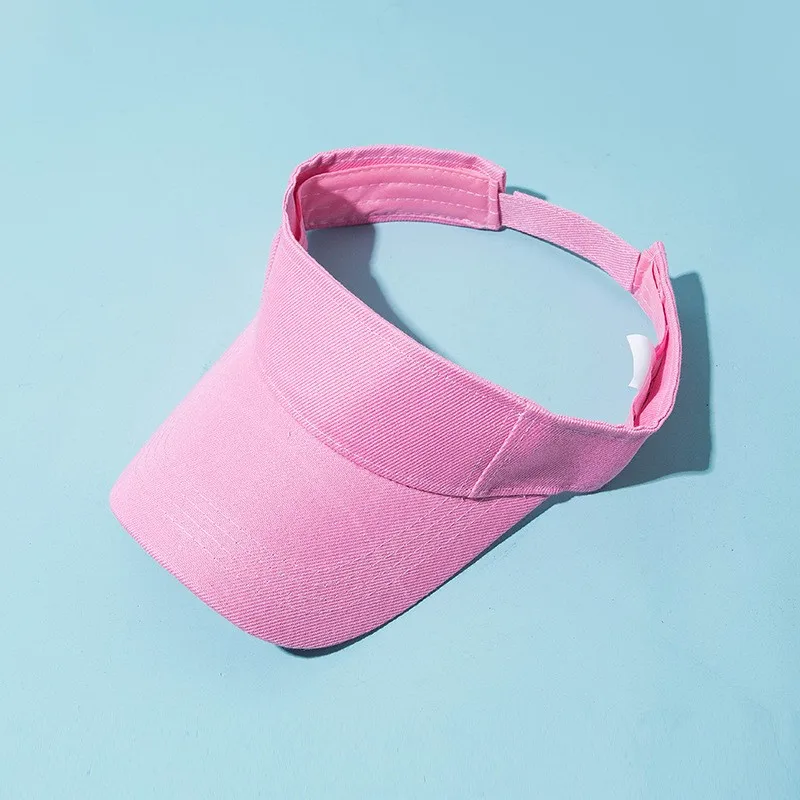 Unisex Summer Baseball Cap Casual Empty Top Sun Visor Tennis Cap for Children Outdoor Group Activities Solid Sunscreen for Boys