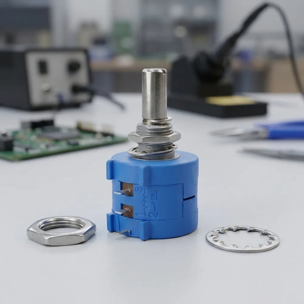 For Testing Instruments Wirewound Pot For Control Panels 22 X 19 Mm Smooth Rotation Potentiometer Variable Resistor