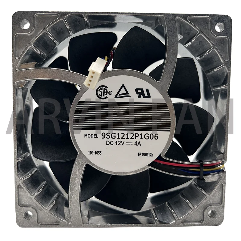 Original 9SG1212P1G06 New 12cm High Temperature Fan Speed Fan Violence 12038 12V 4A