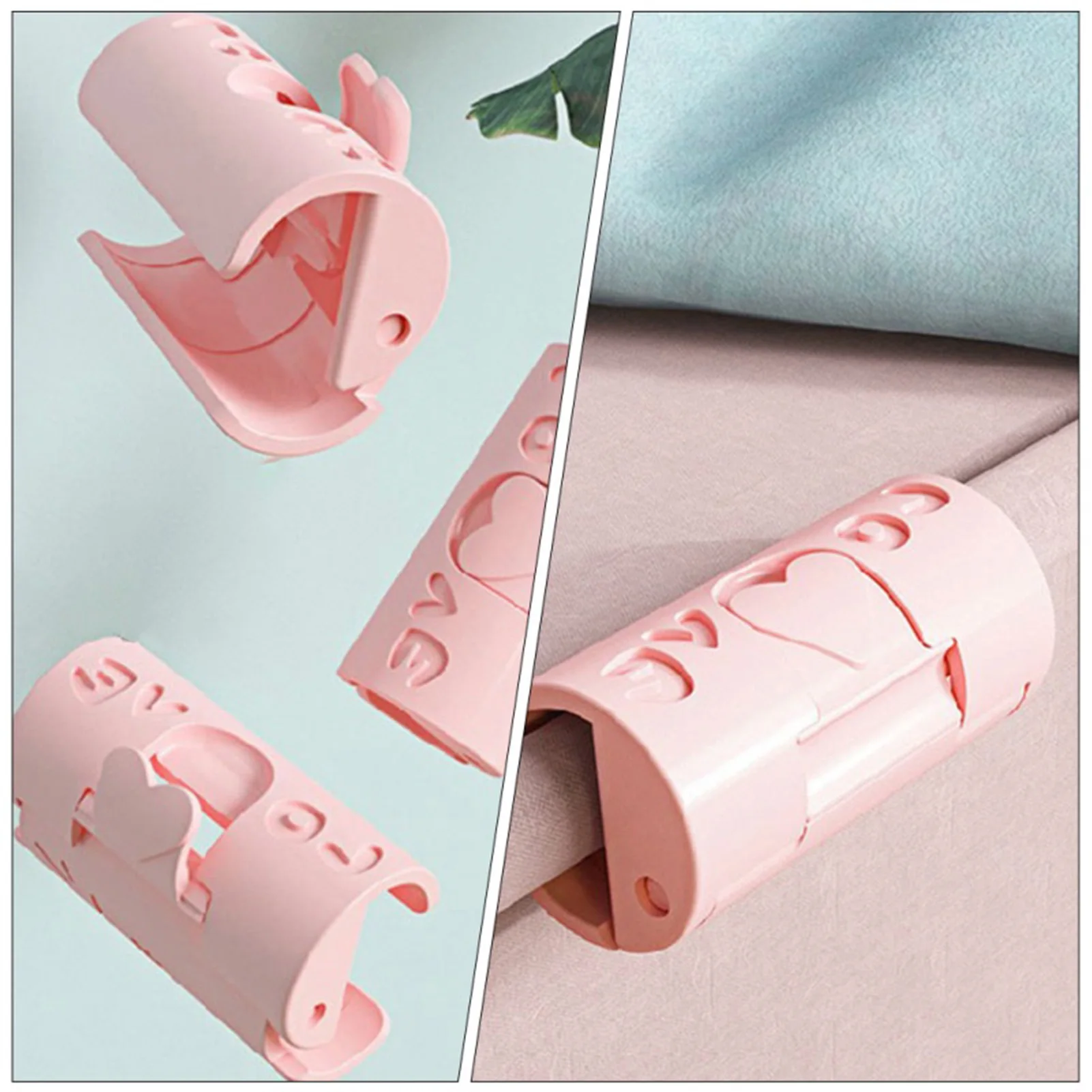 6pcs Quilt Bed Cover Grippers Slip-Resistant Quilt Fixers Gift for Friends Family Members