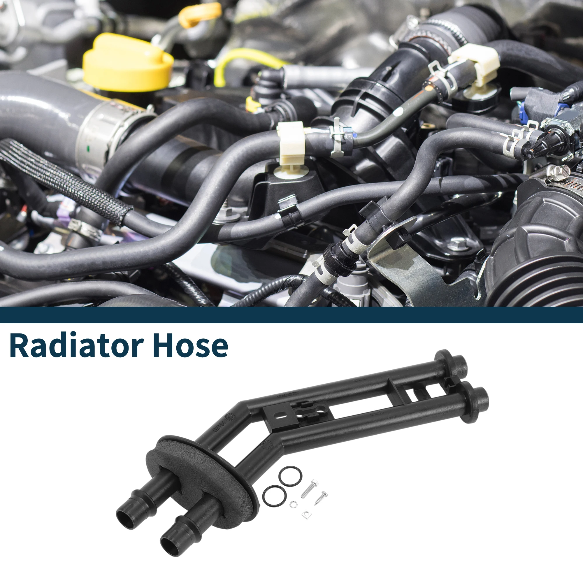 Manguera de radiador Motoforti para Peugeot 307 2000-2009 No.6448N9 Tubo de refrigerante de plástico