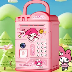 NEW Kuromi Cinnamoroll My Melody Sanrio Kawaii Cute Children's Lockbox Cartoon Piggy Bank Only goes in and out of the piggy bank