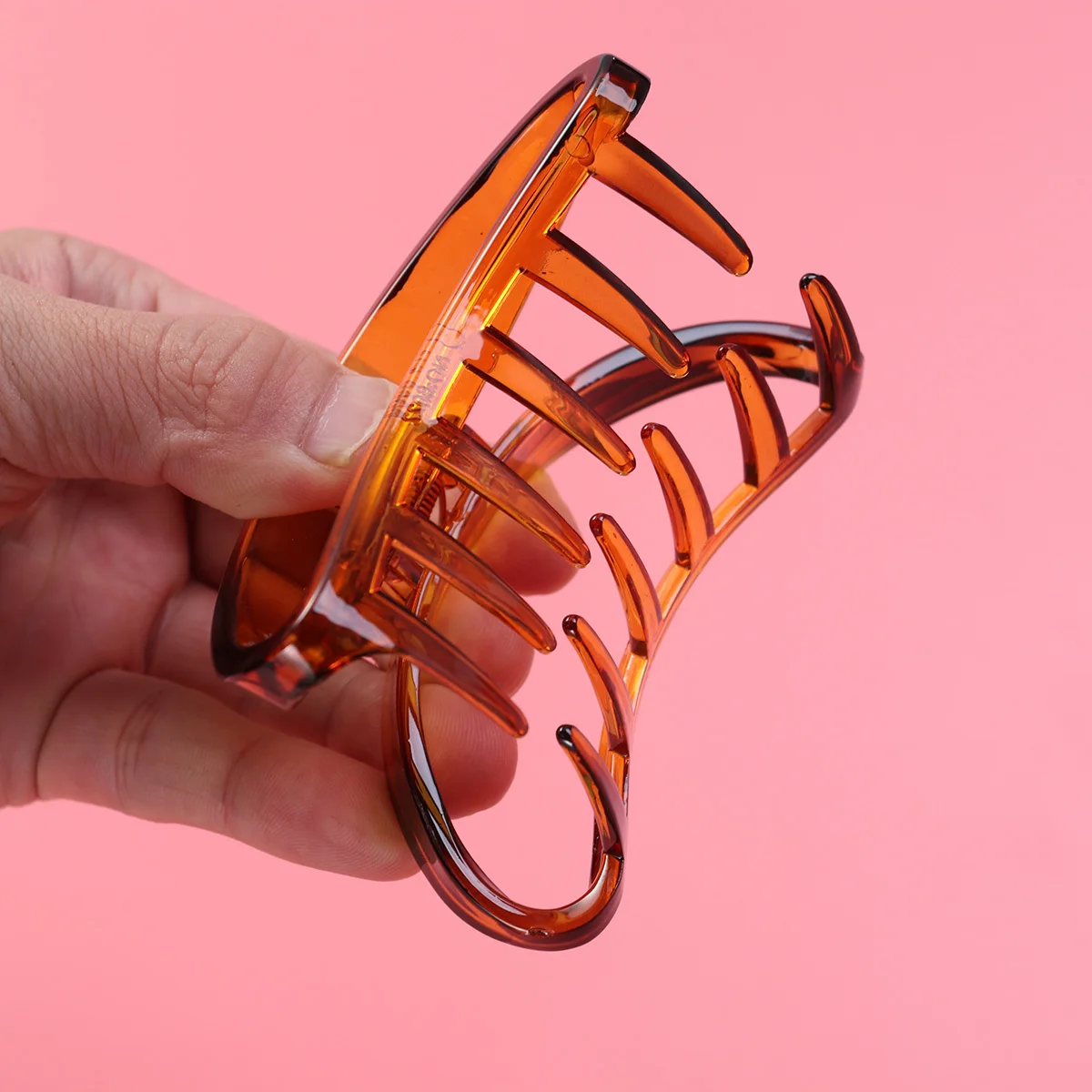 3 قطع من مشابك القمر المكتنزة للنساء بتصميم الأسنان وإكسسوارات الشعر ذات الجزء السلس للشعر الرقيق السميك