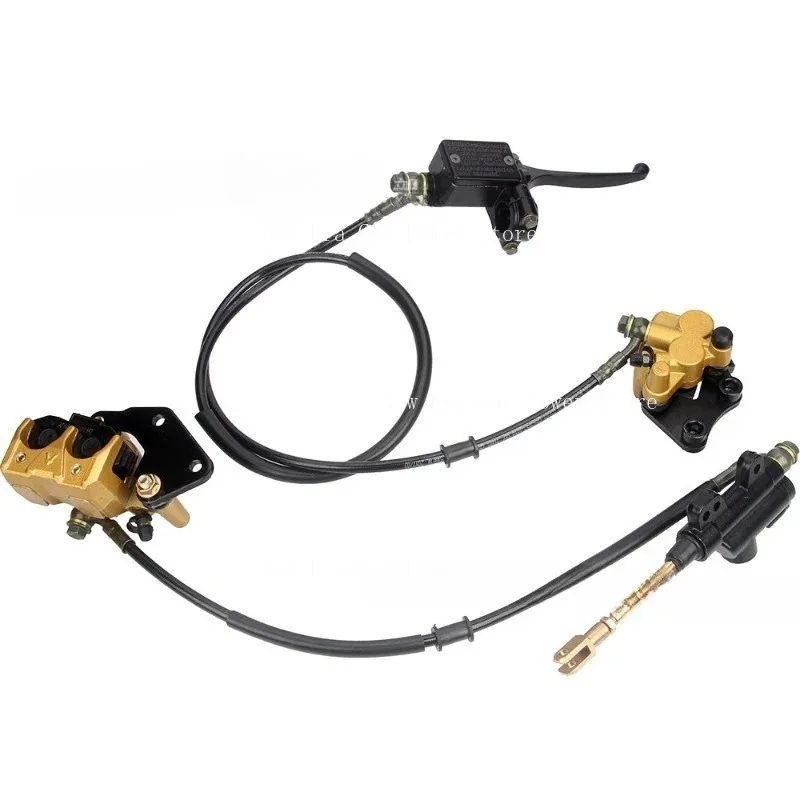 

Front Rear Disc Brake Assembly Master Cylinder Brake Caliper Fit for 50‑125cc CRF50 XR Dirt Bike Replacement Part
