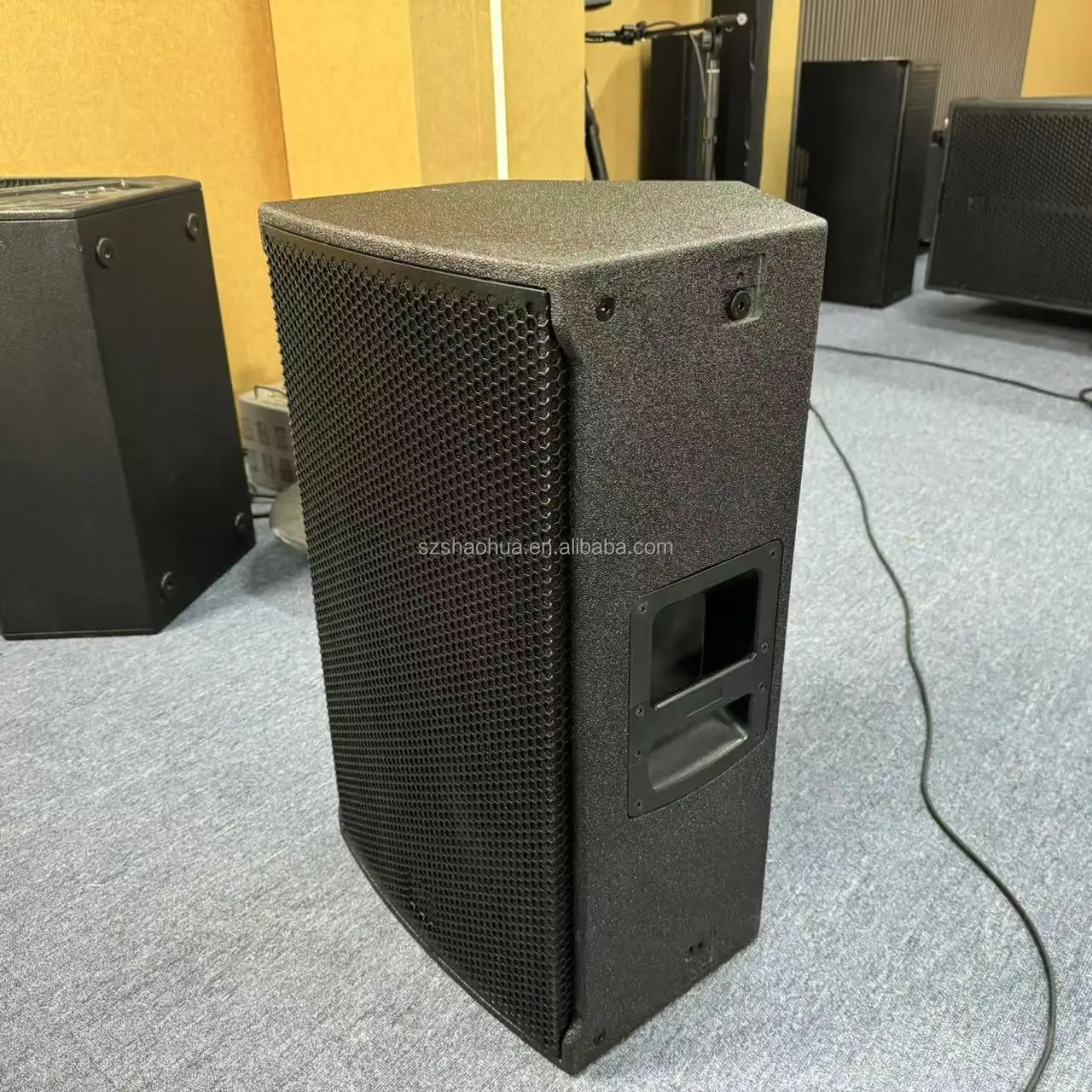 Active 15 Inch Two Way Multipurpose Speaker with Neodymium Powered Speakers Stage Loudspeaker