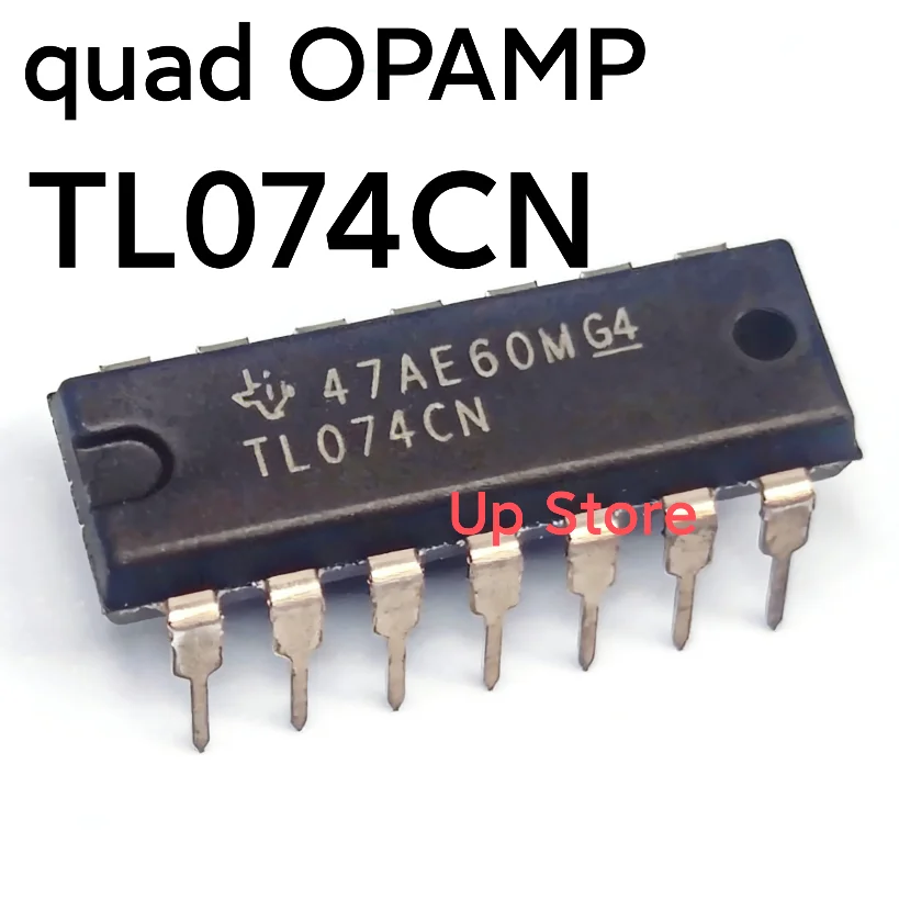 TL074CN  TL074 original quad OPAMP PDIP-14