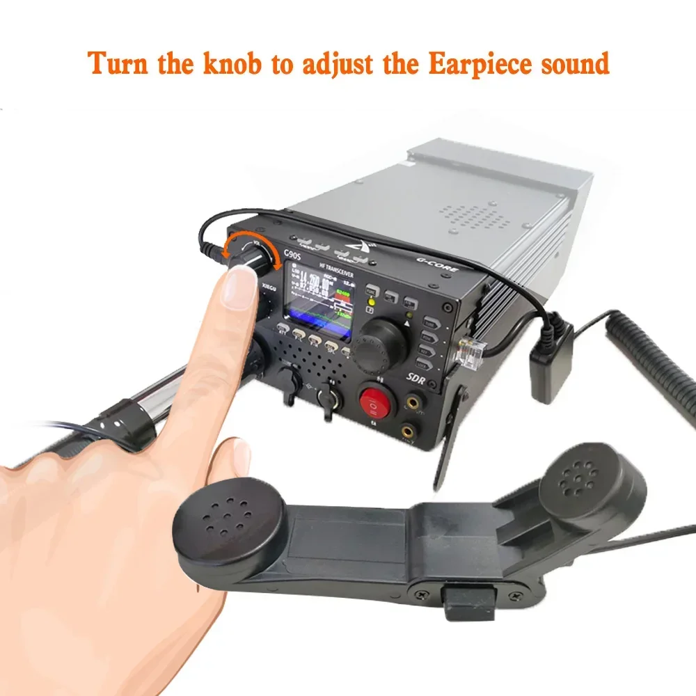 Microphone XIEGU G90 G90S Handheld Microphone Short Wave High-frequency HF Transceiver Emergency Communication Microphone