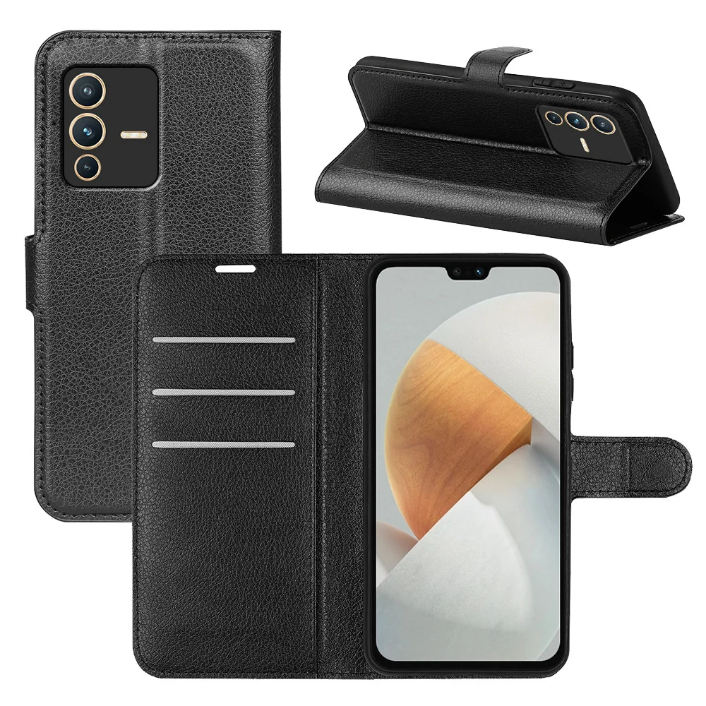 Кожаный чехол-кошелек для vivo S12Pro/ S12