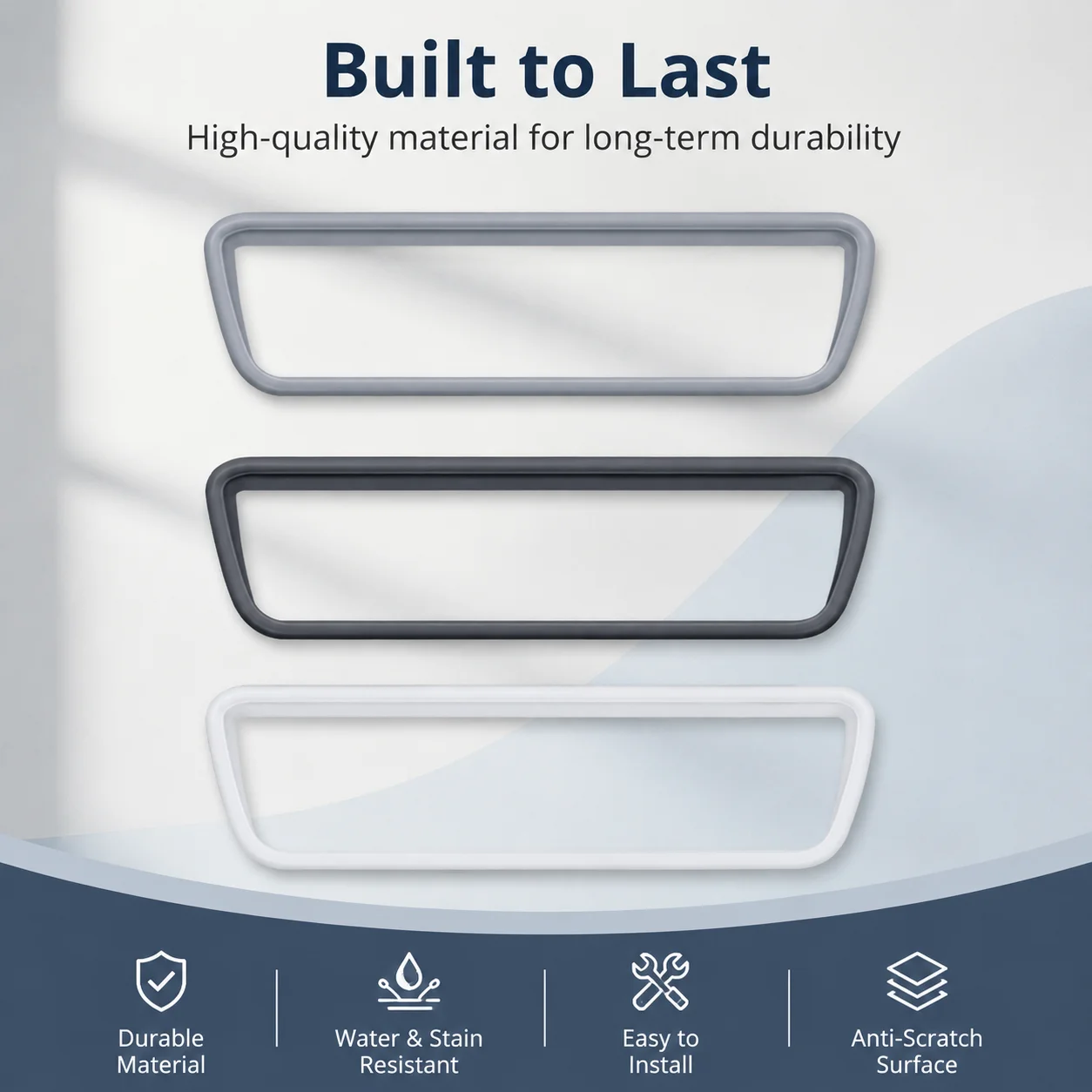 Silicone Rear View Mirror Guard Frame for Tesla Model 3/Y Shock-Absorbing Protective Trim Case Accessory
