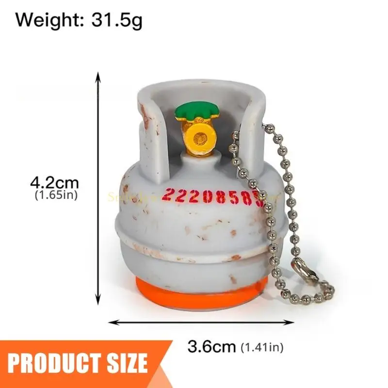 D46E مميزة لزجاجة الغاز الصدأ الإكسسوارات الرئيسية الفريدة لمروحة الجماليات القديمة والأزياء الصناعية