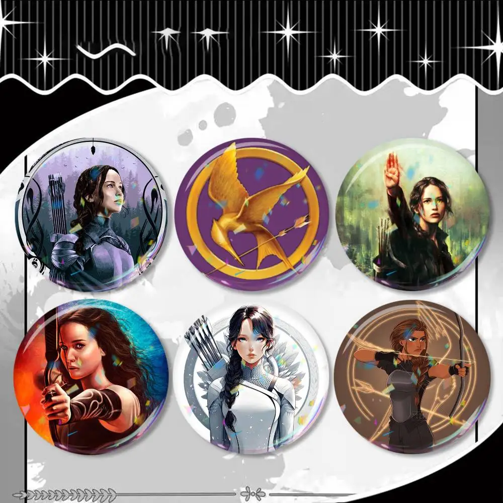 The H-Hunger G-Games Laser Badge Applicable For Backpack Clothes Hats Decor Creative Accessories