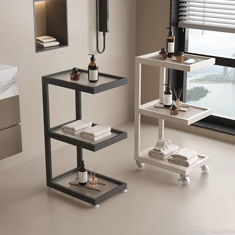 

Bath Space Saver - Slim Floor Cabinet for Toilet & Sink Area