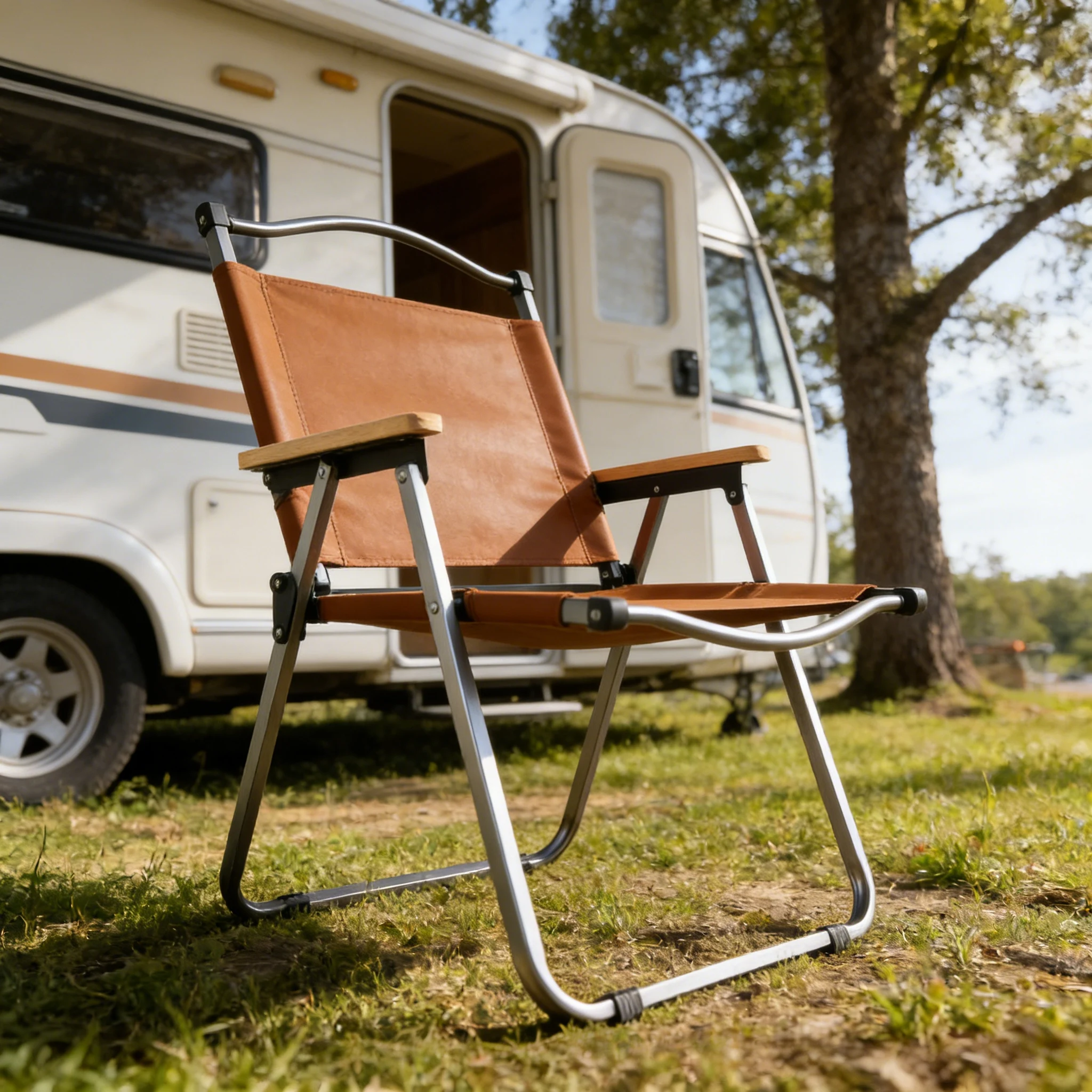 Bulk Folding Camping Stools Heavy Duty Foldable Stool With Backrest For Outdoor Events