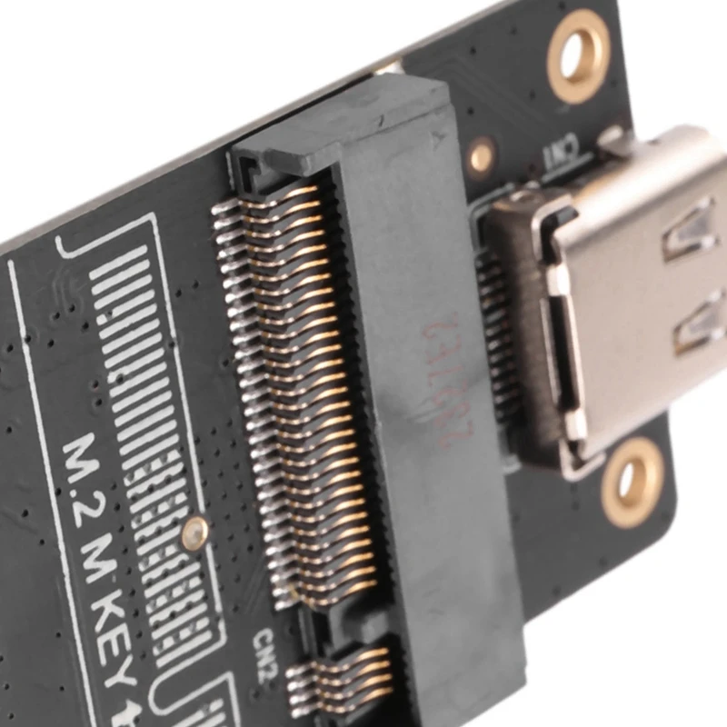 2X M.2 ke adaptor kandang SSD tipe-c M2 NVME HDD Enclosure interposser Board JMS583 Chip 10Gbps mendukung 2230 2242 SSD