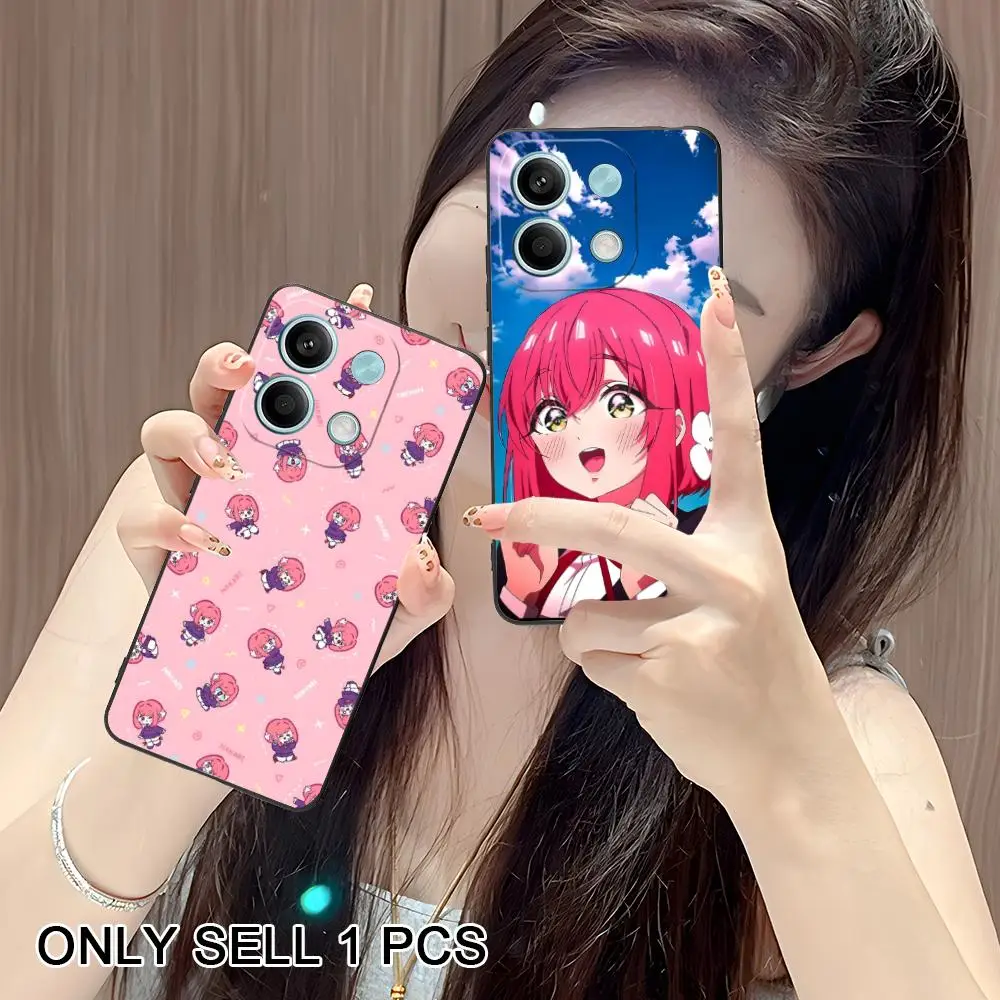 

Anime Hakari Hanazono Matte Mobile Phone Case for POCO F8 F7 F6 F5 F4 F3 F2 Pro GT C75 C71 C65 C61 C40 Pro Ultra Colorful Cover