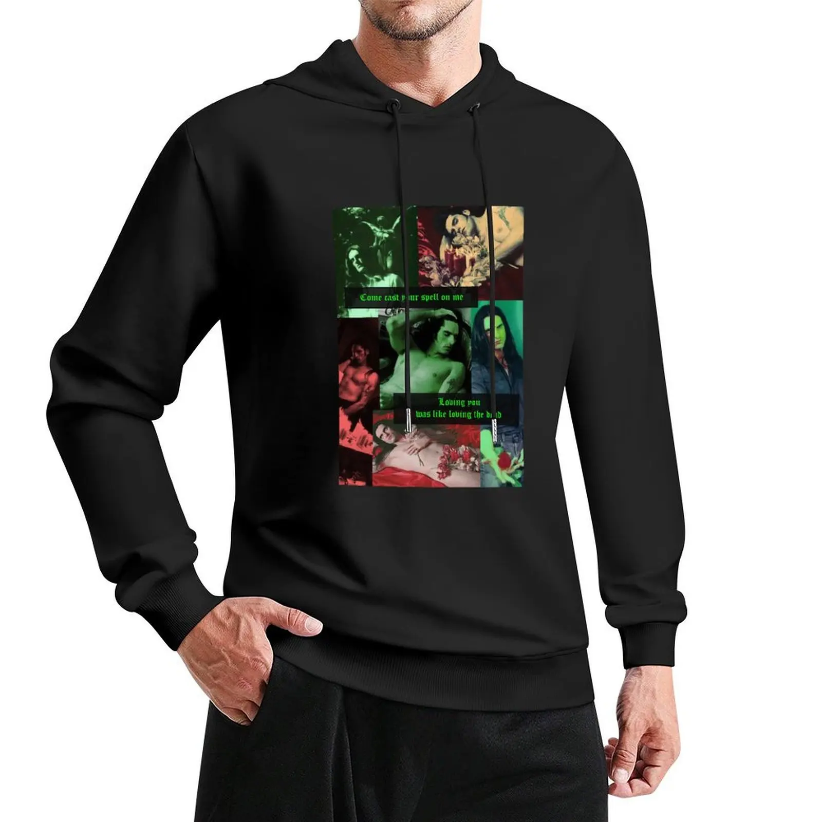 Peter Steele Dark Goth Collage Edit Pullover Hoodie streetwear men autumn new products men's winter sweater men clothing hoody