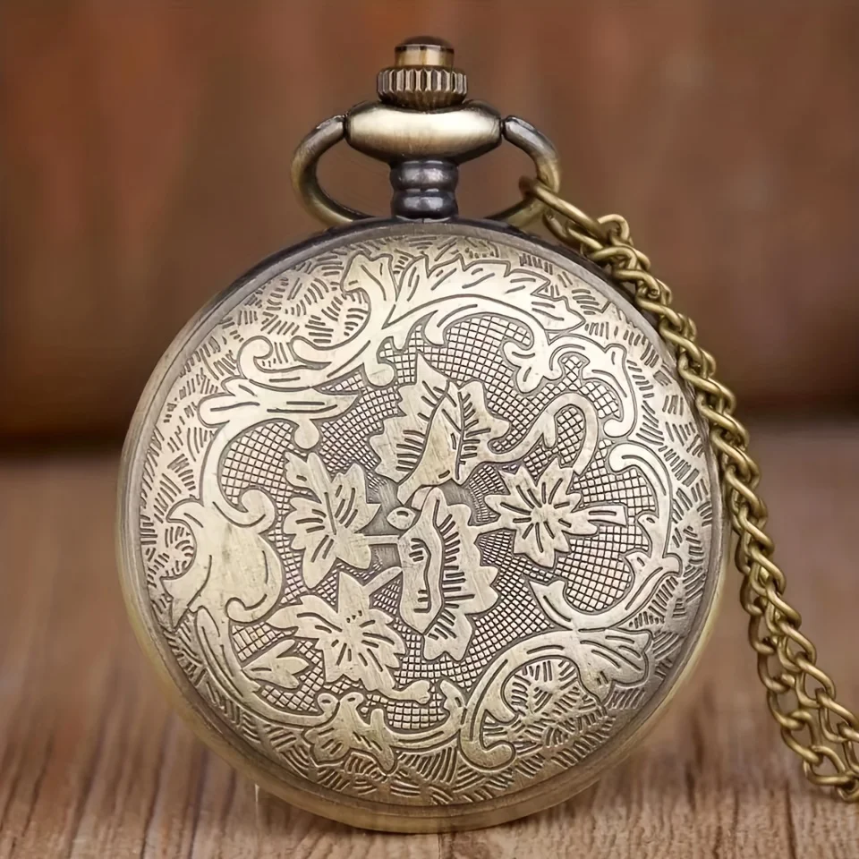 New Vintage Bronze Pocket Watch Necklace Collection For Men And Women Alike Inexpensive Vintage Gifts