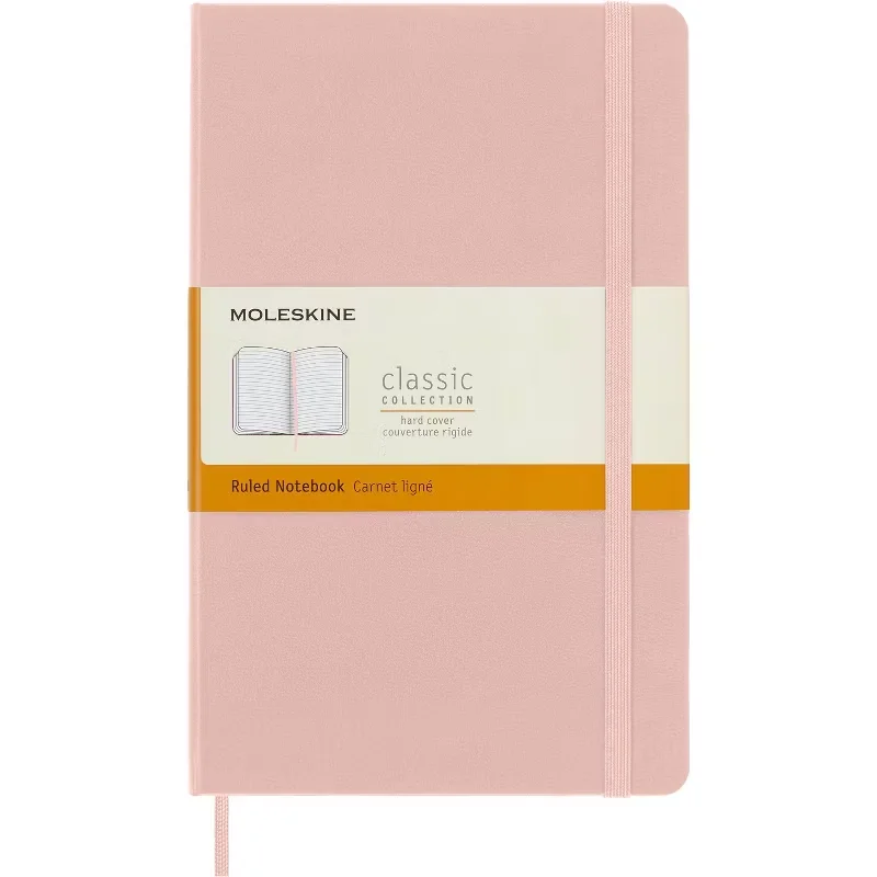 

Блокнот Moleskine с длинными линовками, твердая обложка, цвет Old Rose