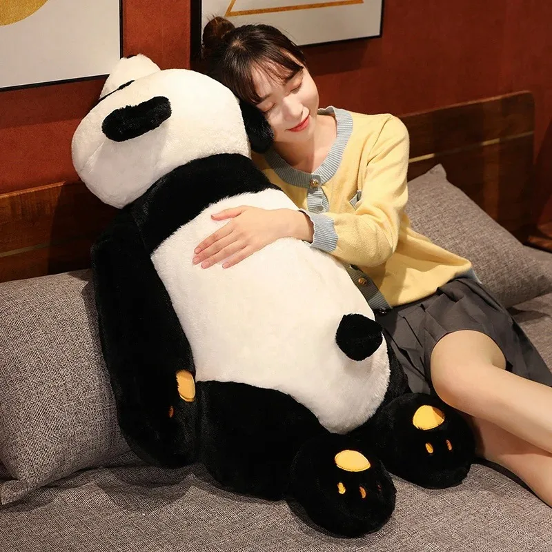 60 cm-120 cm Riesenpanda Plüschtiere Weiches Schlafkissen Cartoon Tier Bär Gefüllte Babypuppe Klassische Kindergeburtstag Weihnachtsgeschenke – Detail 18
