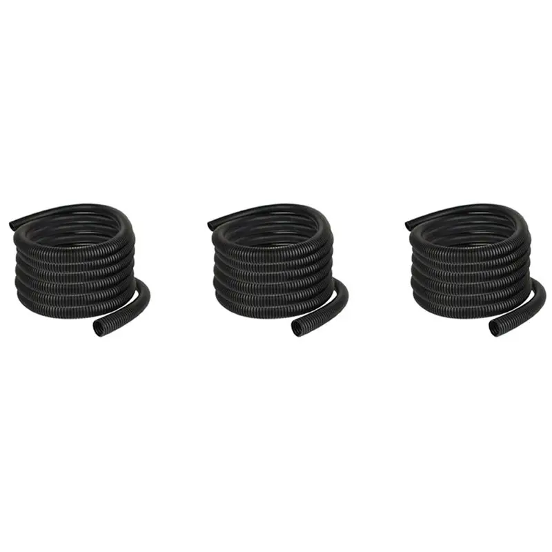 

3Pcs 1X30M Split Loom Wire Protective Tube Conduit Hose Cover Electrical Cable 1/4 Inch-AT36