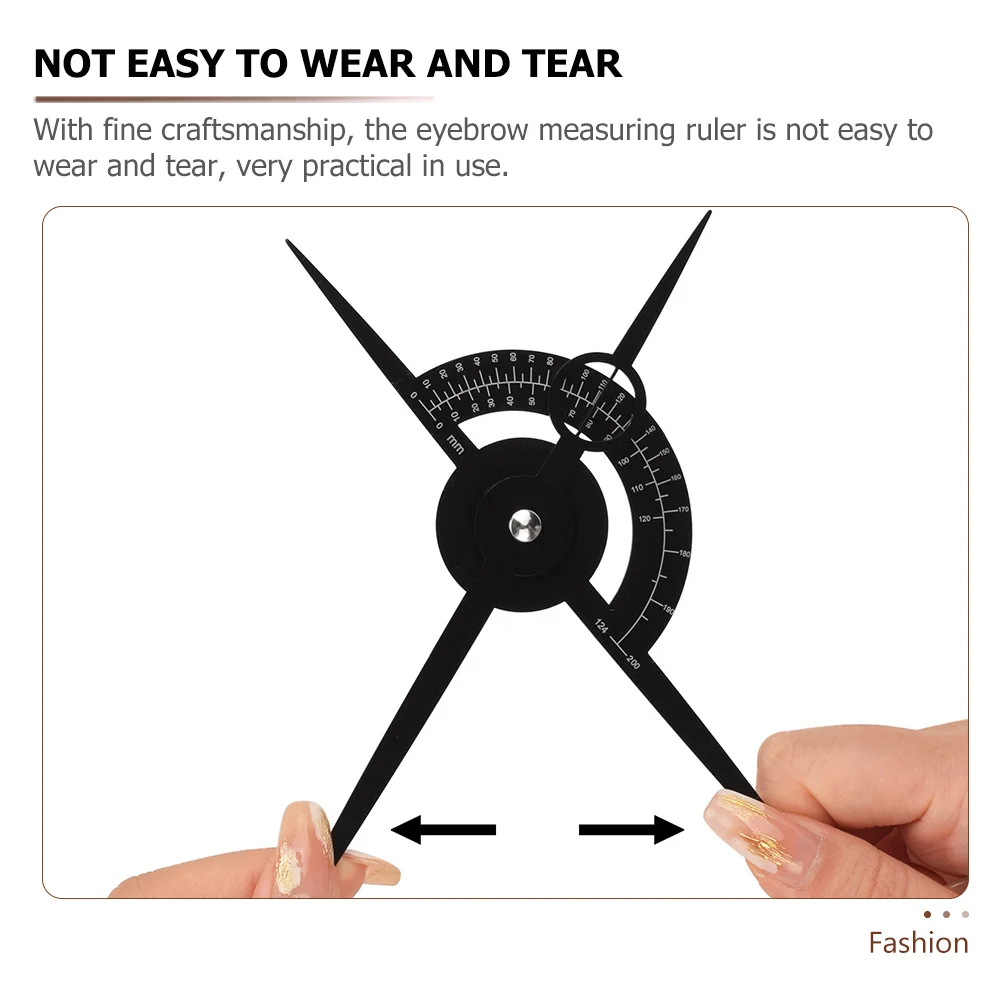 Augenbrauen Mess Lineal Edelstahl Augenbraue Mapping Werkzeug Für Positionierung Microblading Shaper Schablone Roller Make-Up Liefert