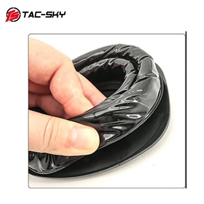 TS TAC-SKY Compatible AMP Outdoor Shooting Sports Headphones Ear Cushion Silicone Pads, Soft Protective Ear Cushions