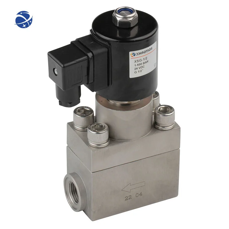 DN15 500 bar high pressure G1/2 stainless steel Lab solenoid valve