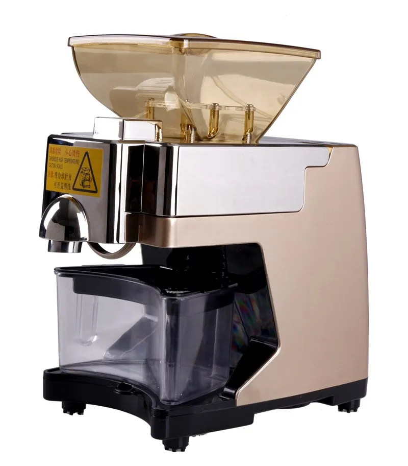Coconut Oil Making Machine Sunflower Oil Presser Sesame Peanut Soybean Oil Press Machine Manual New Cold & Hot Pressing