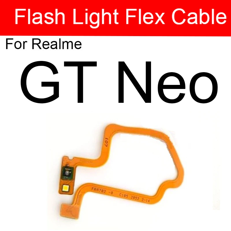 For Realme GT Master GT Neo 3 2 2T Neo GT5 Rear Flashlight Flex Cable Back Camera FlashLight Ambient Sensor Flex Ribbon Parts