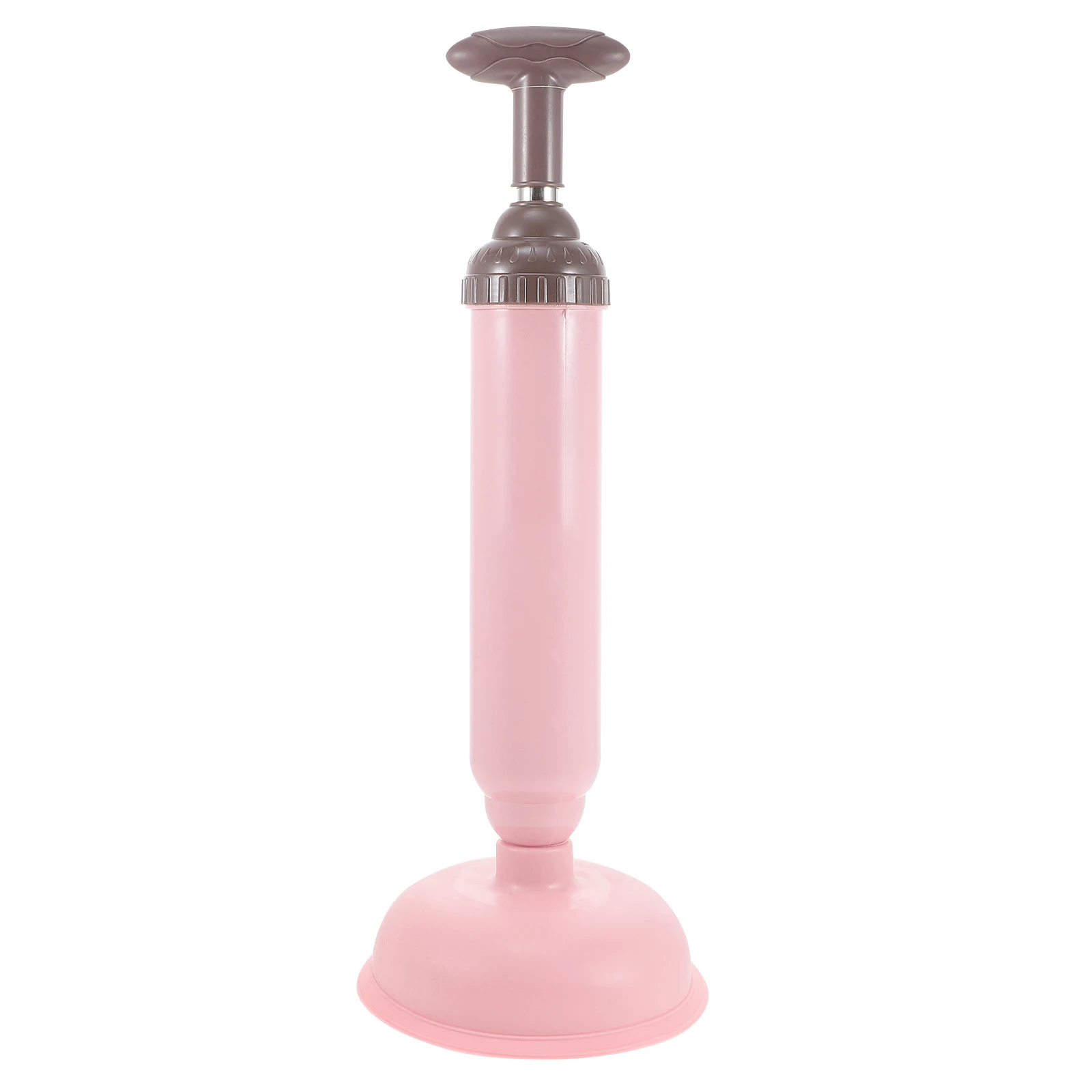 

1pc Heavy Duty High Pressure Toilet Long Handle Clogging Cleaner Tool Drain Unclogged Bathroom Sink Vacuum Rubber Surface Home