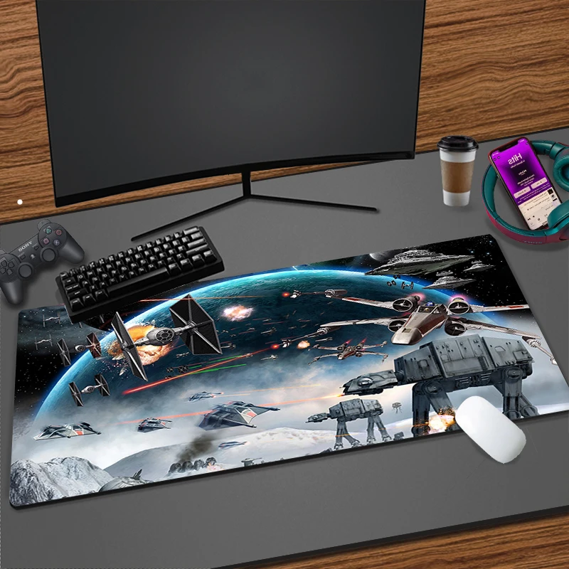 Mouse pad Computer Speed type carpet mat for e-sports players Laptop Keyboard Mousepad S-star W-wars Spacecraft Office Desk Mat