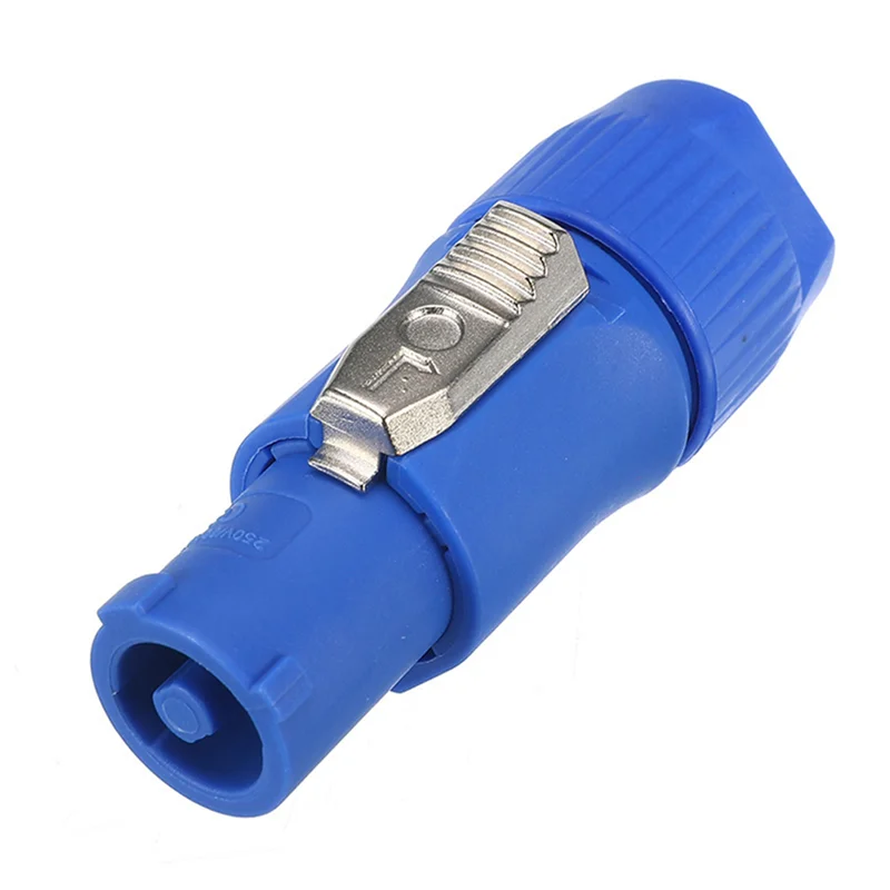 

100Pcs 3 PIN AC Powercon Connector Male Plug NAC3FCA NAC3FCB AC Cable 20A 250V Power Plug Adapter For Stage Light(A)
