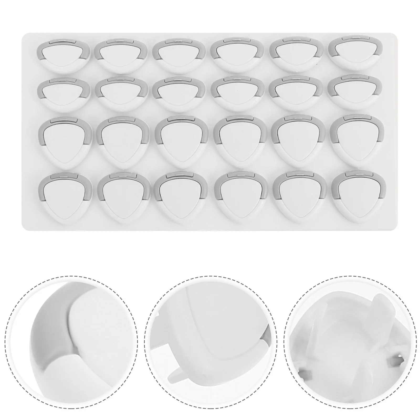 

24Pcs Child Proof Outlet Covers Baby Safety Plug Protector Socket Guard Insulation Plug Cover for Home Baby Room