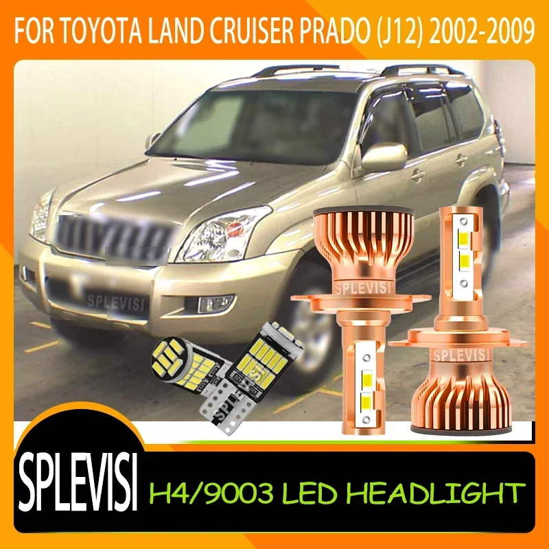 

Clear Illumination Shockproof 9003/H4 LED HEADLIGHT For TOYOTA Land Cruiser Prado (J12) 2002 2003 2004 2005 2006 2007 2008 2009