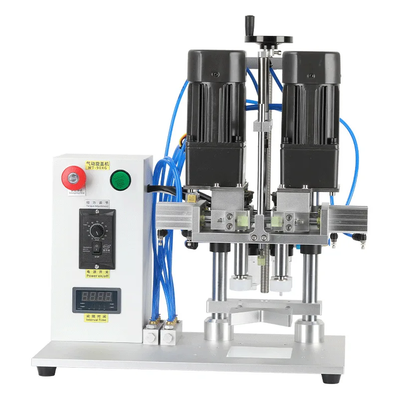 

Pneumatic capping machine, round bottle capping machine