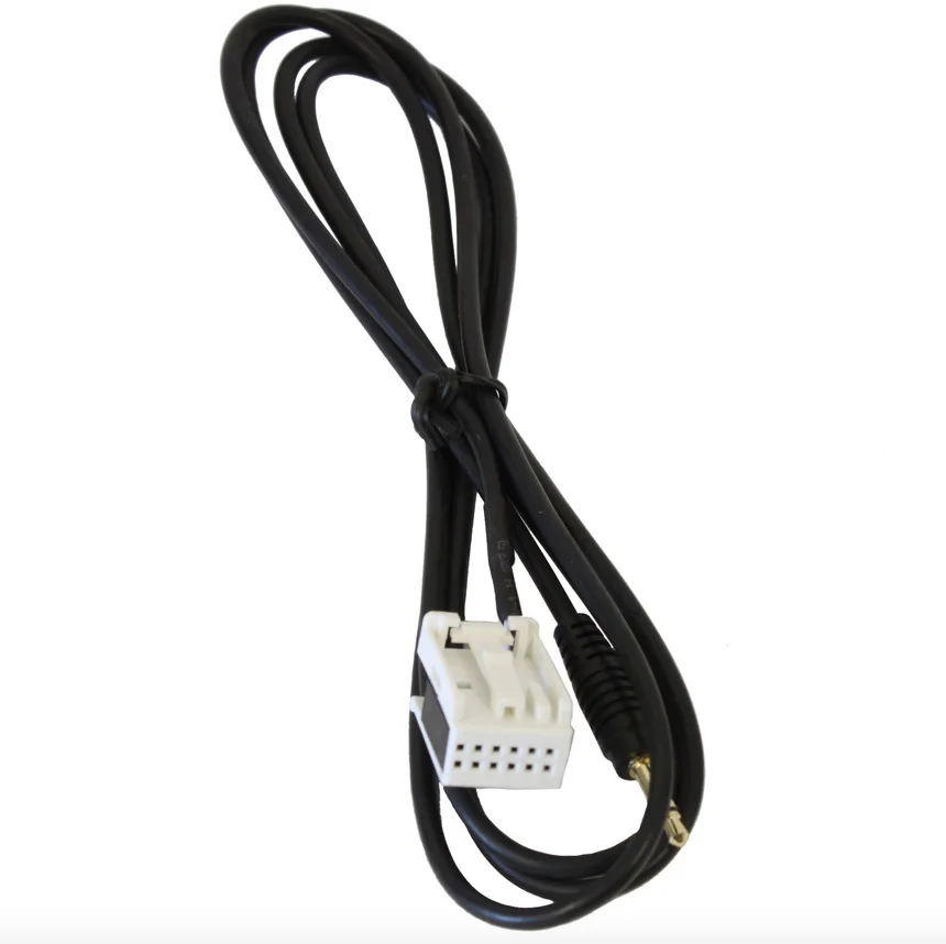For Citroen C2/C5/RD4/C-Quatre/Sega/Triumph For Peugeot 307/308/407/408 3.5mm 12PIStereo Audio Music AUX Cable Input Adapter