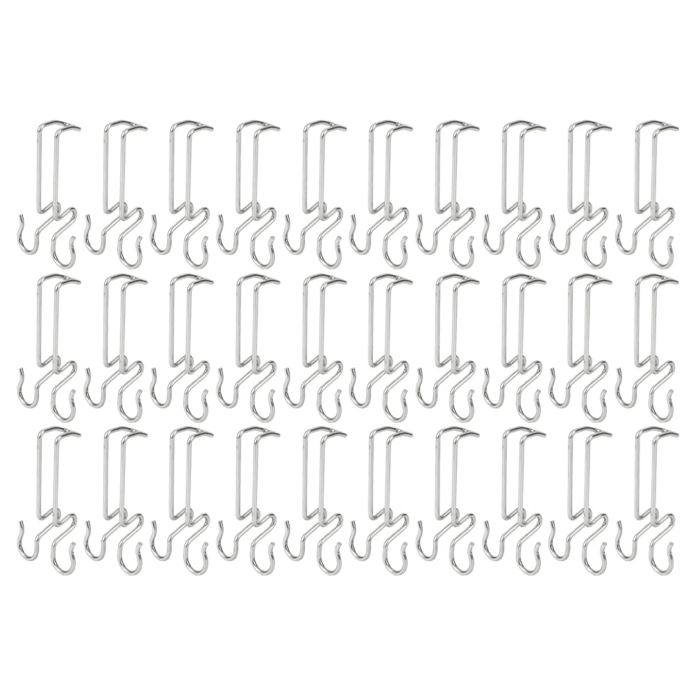 

30pcs Stainless Steel Solar Panel Wire Clip Photovoltaic Hook Wire Clip Organizer Side-mounted 30mm/33mm/35mm/40mm