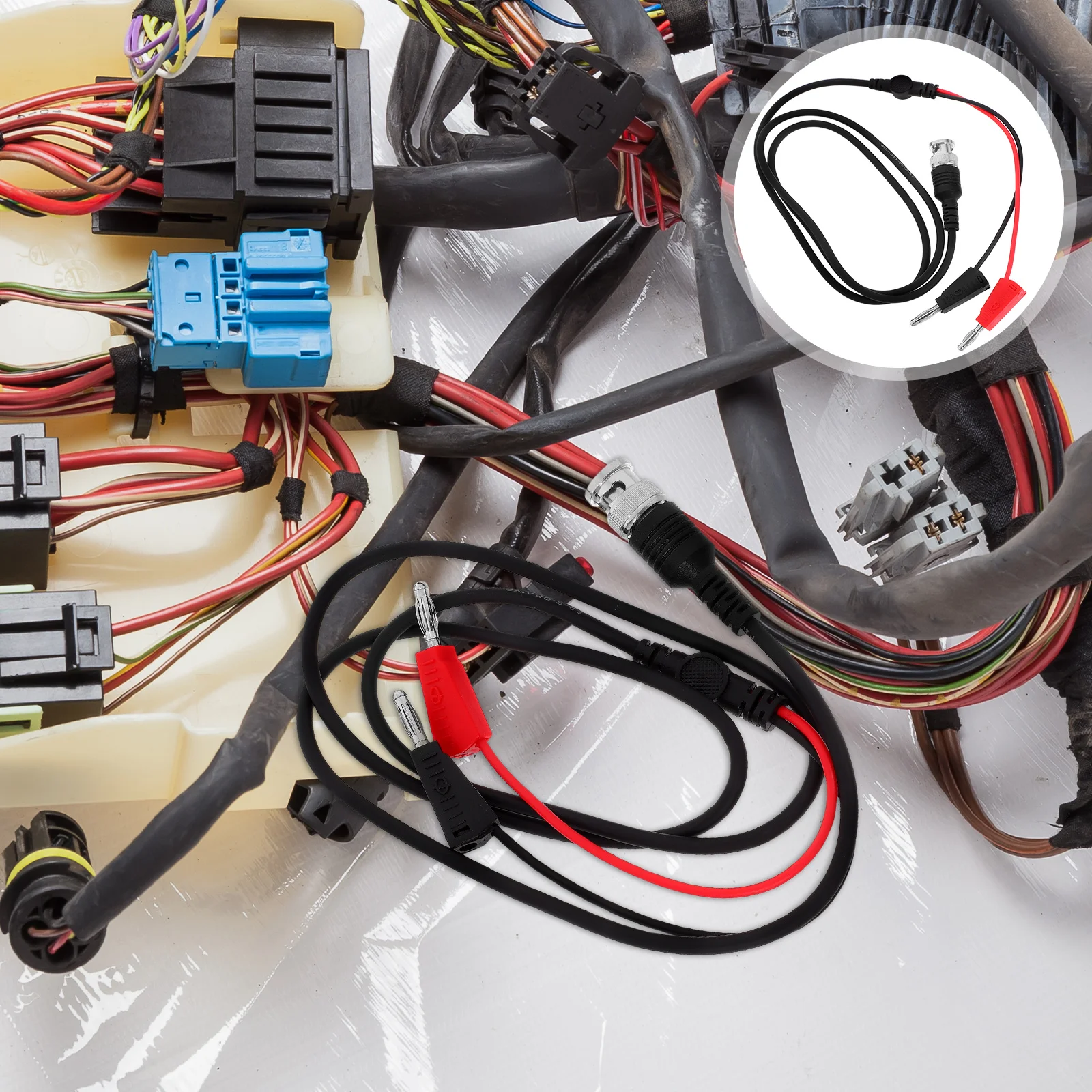 

Oscilloscope Plug Connector Cable Banana Pure Copper Probe Test Wire Electric Durability Signal Transmission Experimental